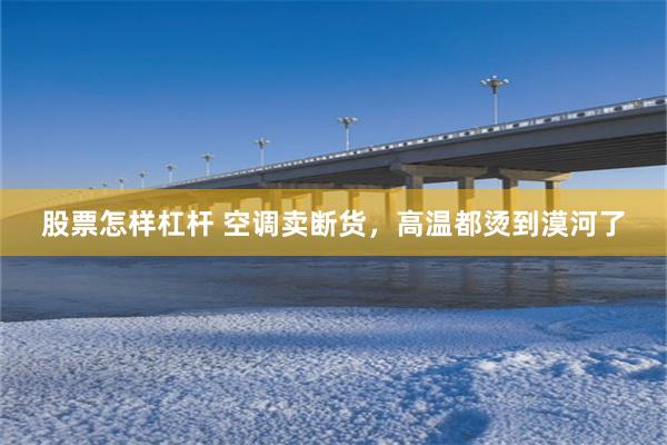 股票怎样杠杆 空调卖断货，高温都烫到漠河了