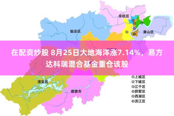 在配资炒股 8月25日大地海洋涨7.14%，易方达科瑞混合基金重仓该股