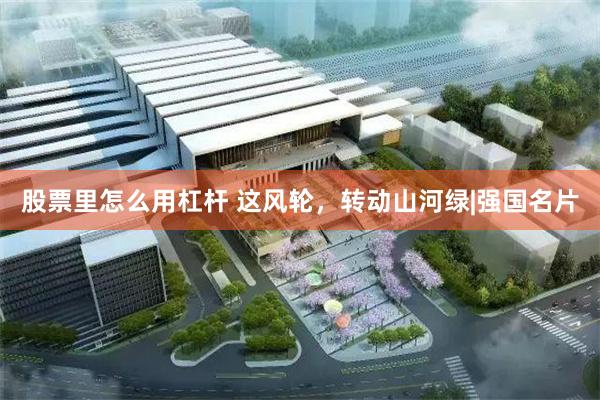股票里怎么用杠杆 这风轮,转动山河绿|强国名片